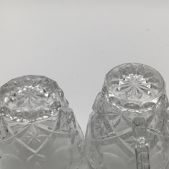 Vintage Leonard Handmade Lead Crystal Covered Sugar, Creamer and Tray Set - Picture 11 of 16